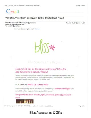  
       Bliss Accessories & Gifts
 