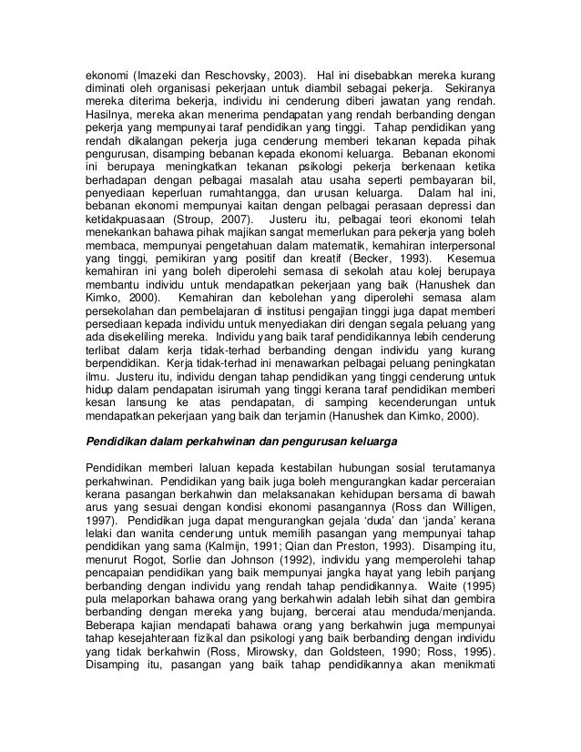 1 Kepentingan Pendidikan Dalam Penbentukan Kualiti Hidup