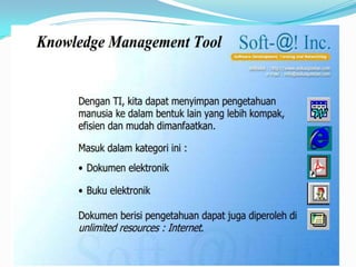 Knowledge Management Tools and Application | PPTX
