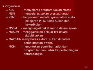 Nota sains sukan tingkatan 4