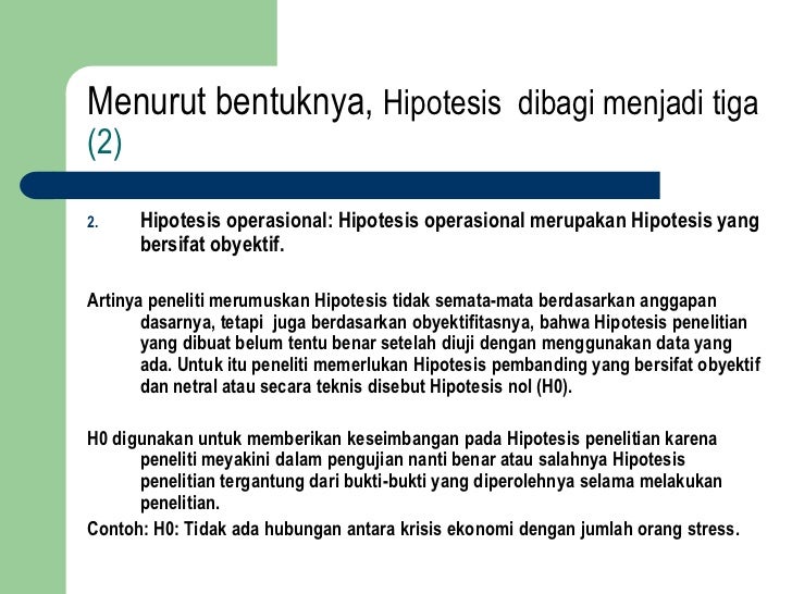 Hipotesis