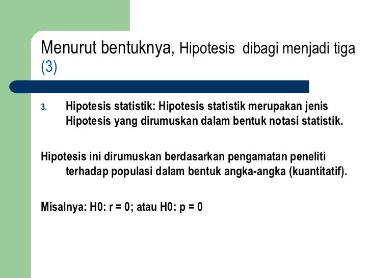 Hipotesis