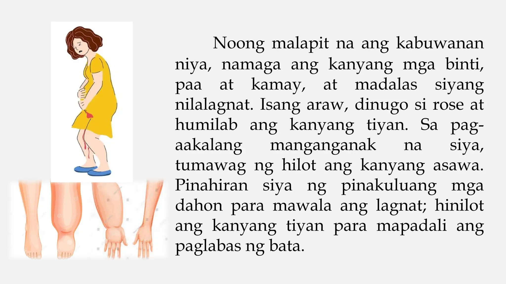 1-ANG KWENTO NI ROSE gabay sa ligtas na pagbubuntis.pptx