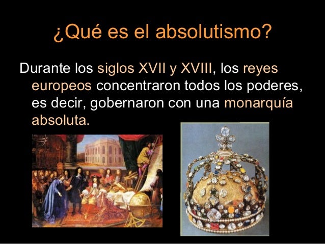 EL ABSOLUTISMO