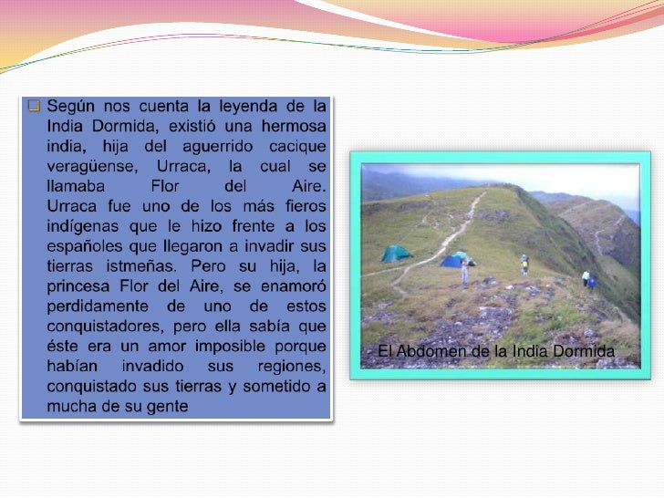 1 La Leyenda De La India Dormida