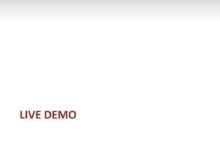 LIVE DEMO
 