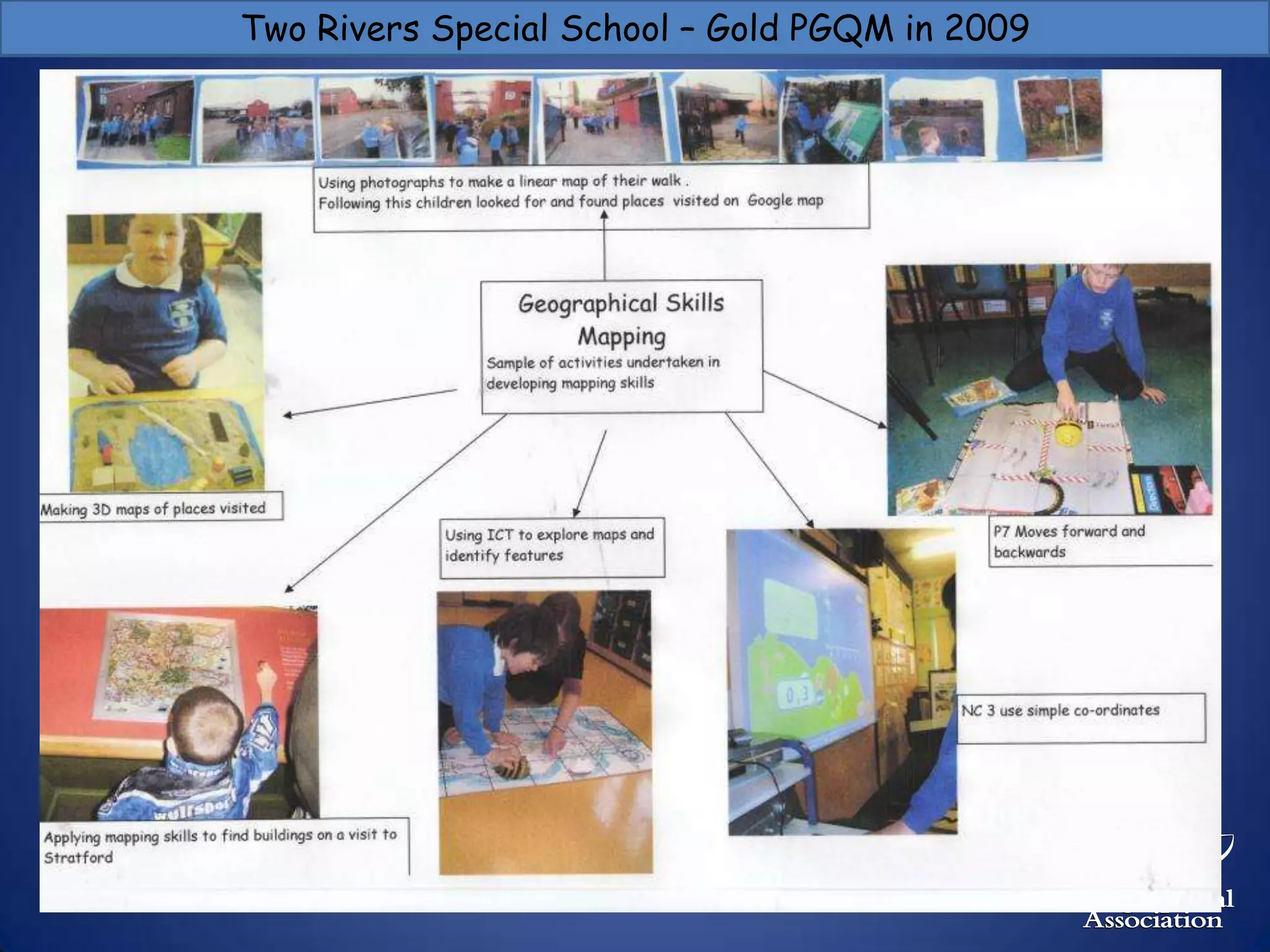 Wakefield Methodist J & I – Silver PGQM in 2008The display on special places has a selection of writing from every class in school and stretches across our library. Children enjoy reading about a variety of countries around the world.