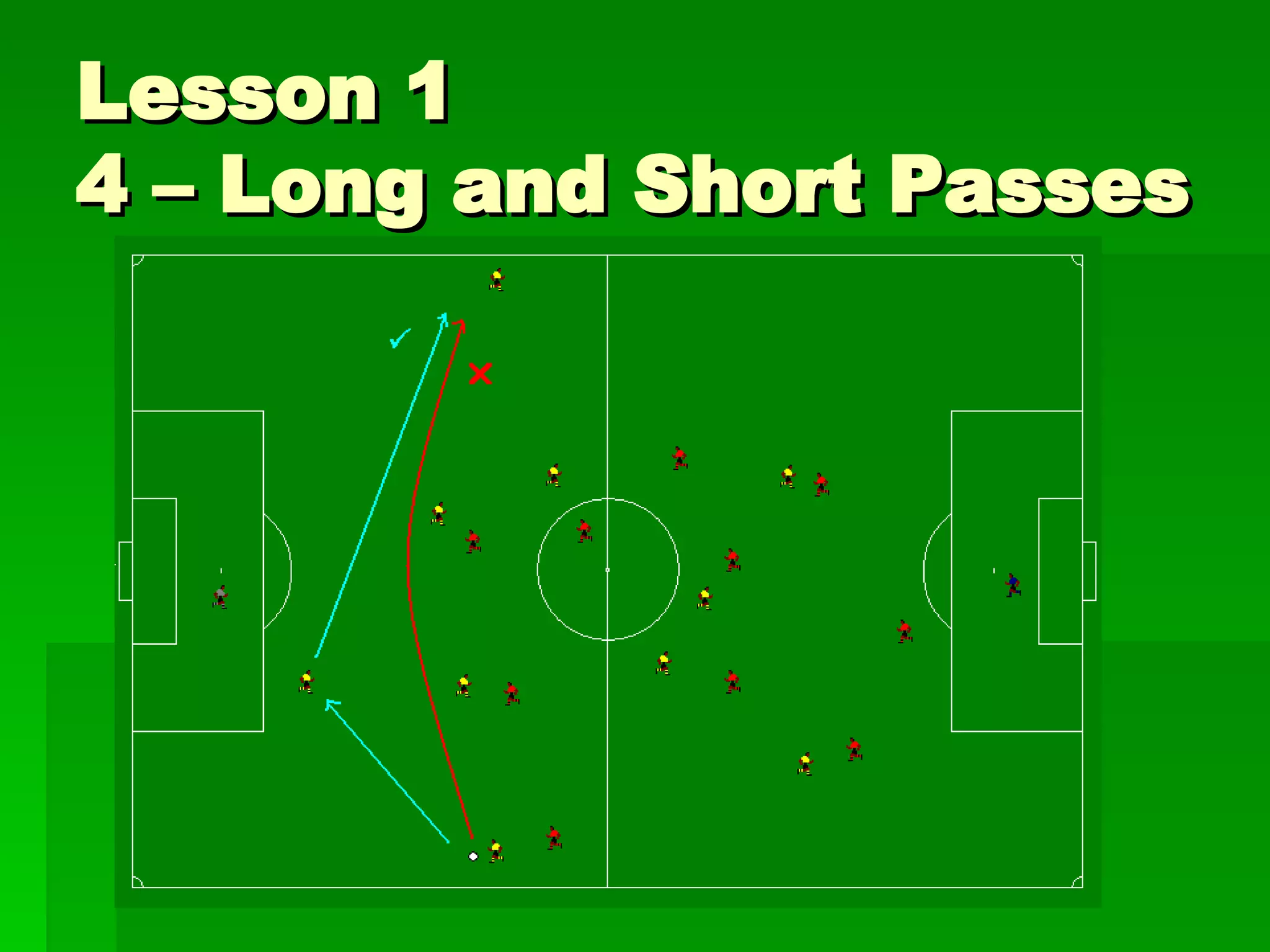Lesson 1 4 – Long and Short Passes Switching side. 