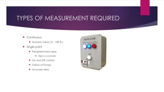 Level Measurement Basics presentation... | PPTX