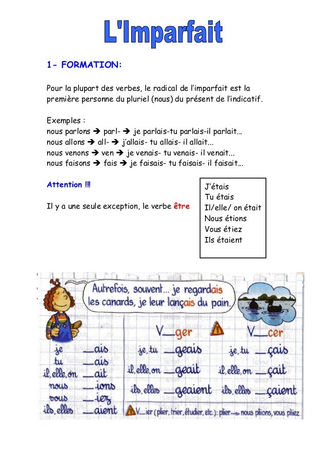 L Imparfait
