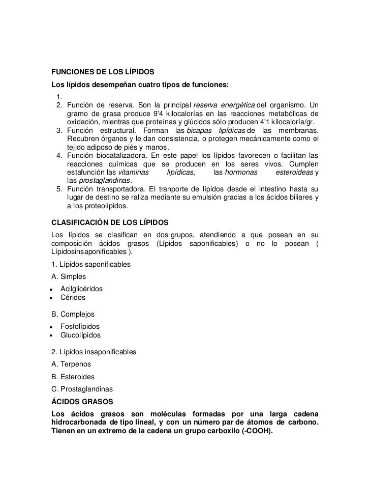1.los lipidos generalidades