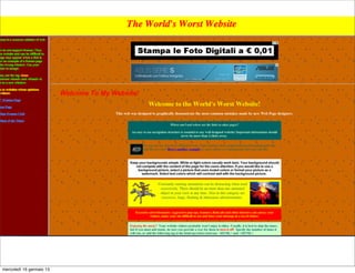 mercoledì 16 gennaio 13

 