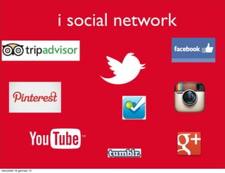 i social network

mercoledì 16 gennaio 13

 