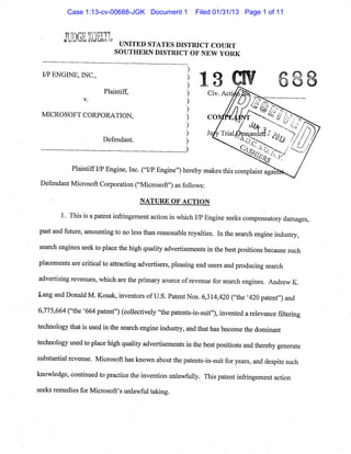 Case 1:13-cv-00688-JGK Document 1   Filed 01/31/13 Page 1 of 11
 