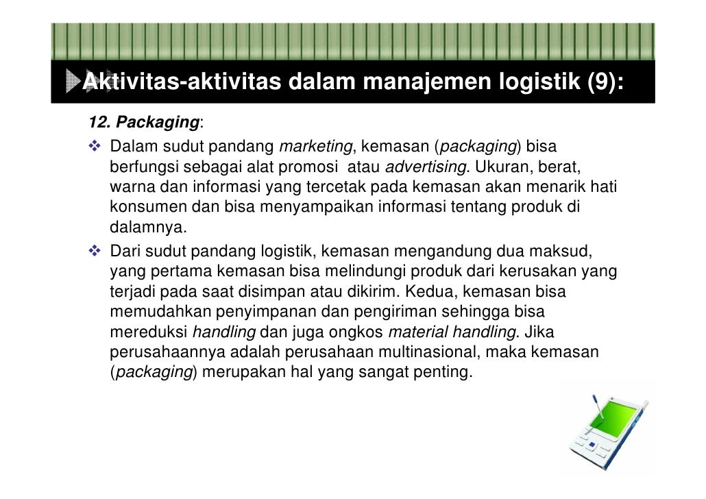 Manajemen Logistik I