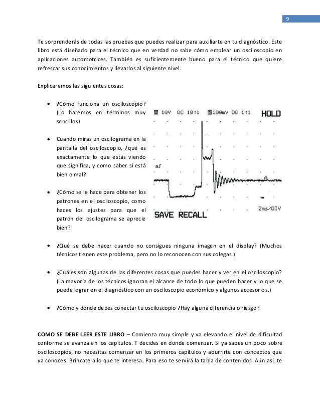 Diagnstico Automotriz Con Osciloscopio Pdf