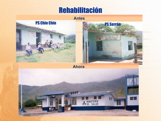 Rehabilitación
                   Antes
PS Chin Chin                    PS Serrán




                   Ahora
 