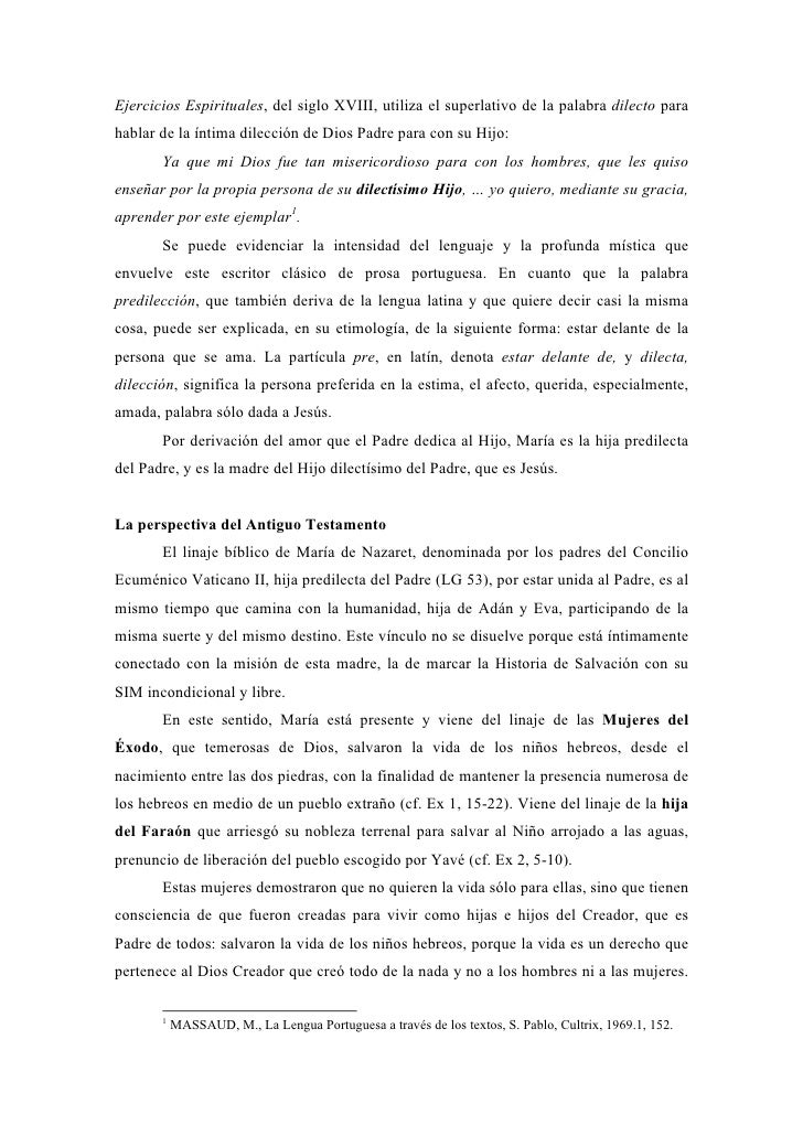 Ponencia: Maria hija predilecta del Padre