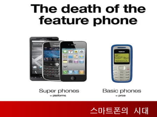 스마트폰의 시대
 