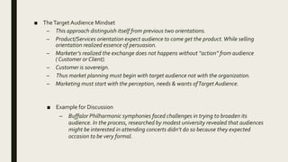 Expected Audience Examples Non-Profit Market Orientation | PPTX