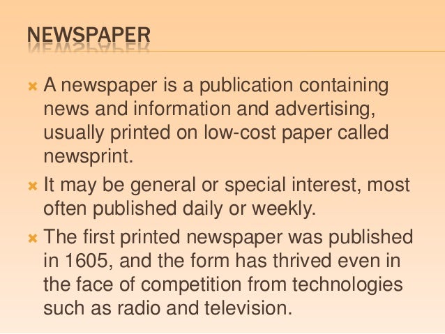 the first form of mass media was the