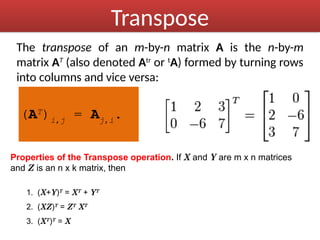 T Transpose 1 - MATRICES mathematics for data science.pptx