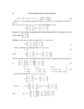 Engineering Mathematics through Applications
32
 