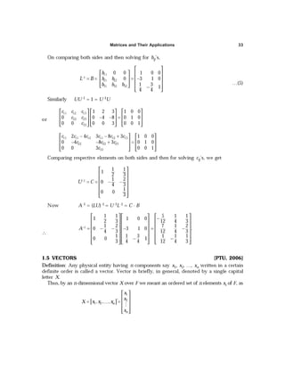 Matrices and Their Applications 33
 