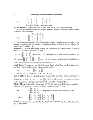 Engineering Mathematics through Applications
6
 