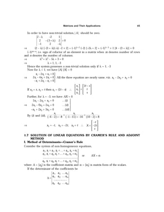 Matrices and Their Applications 45
 