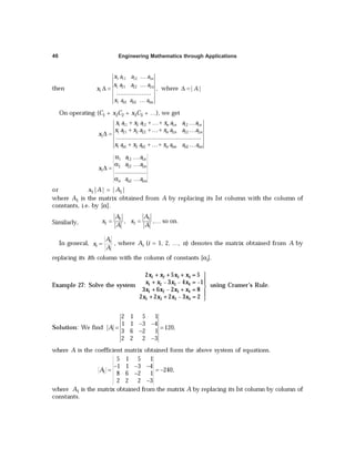 Engineering Mathematics through Applications
46
 