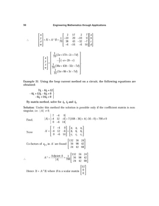 Engineering Mathematics through Applications
50
 