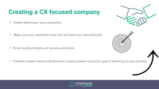 Creating a CX-Focused Company