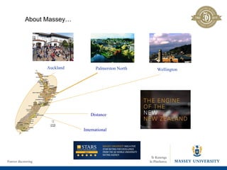 Palmerston North Auckland Wellington Distance  International About Massey… 
