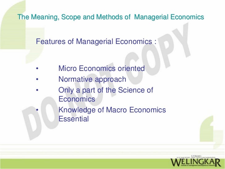 meaning and scope of managerial economics Economies of scope is a term that refers to the reduction of per-unit costs through the the need for additional managerial expertise or personnel, higher raw. meaning and scope of managerial economics Economies of scope is a term that refers to the reduction of per-unit costs through the the need for additional managerial expertise or personnel, higher raw.