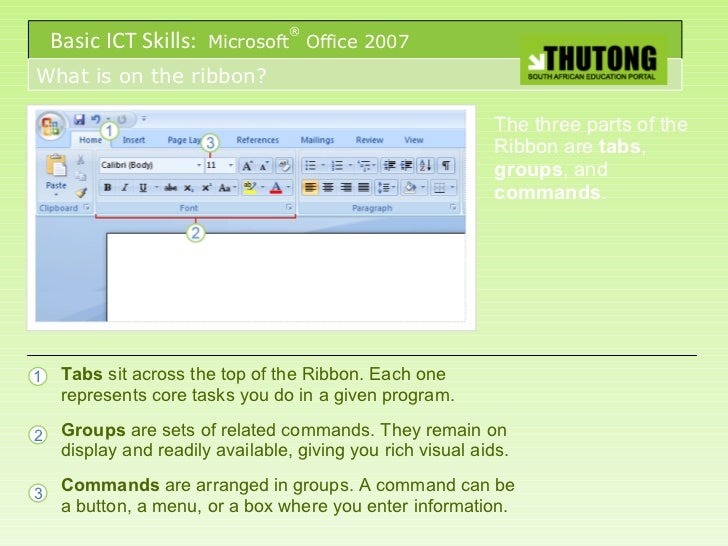 Microsoft® Office 2007 The Magic Ribbon
