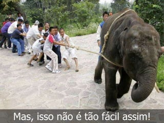 Mas, isso não é tão fácil assim!
 