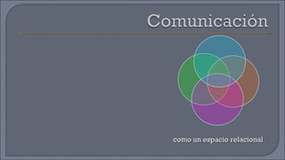 como un espacio relacional  