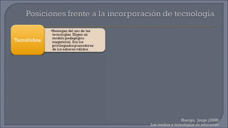 Huergo,  Jorge (2008) Los medios y tecnologías en educación 