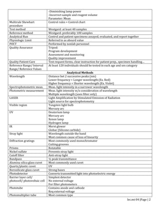 1. must to know in clinical chemistry 001 | PDF