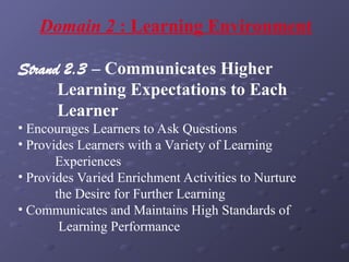 1-NCBTS-Domain-1-7 ( EDUC 10: The teacher and the school curriculum) | PPT