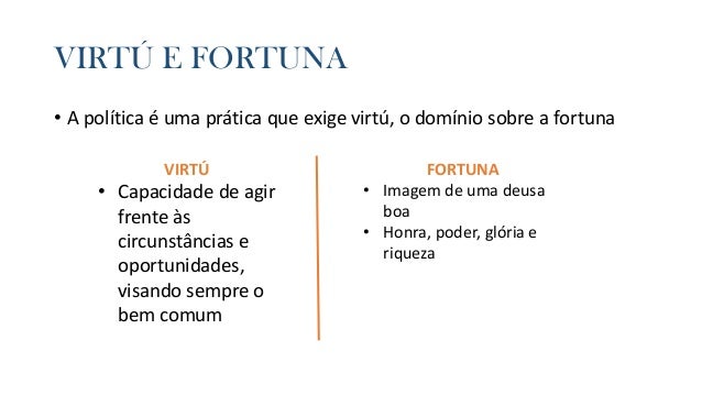 Exemplos De Virtú E Fortuna Filosofia – UZPQH