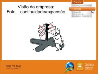 Visão da empresa: Foto – continuidade/expansão 