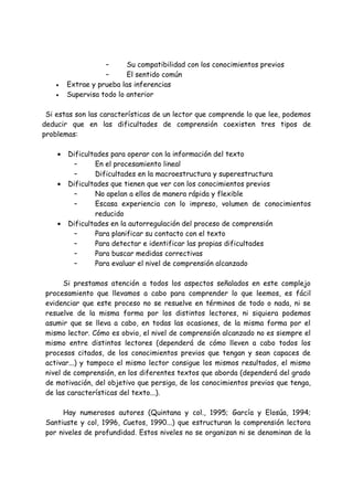 NUESTRA TAREA COMO LECTORES