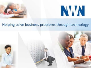 Helping solve business problems through technology
 