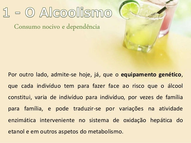 Como o ponto influi no alcoolismo