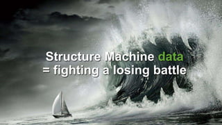 © 2018 SPLUNK INC.
Structure Machine data
= fighting a losing battle
 