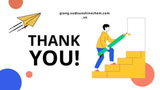 THANK
YOU!
giang.vu@sunshinechem.com
.vn
 