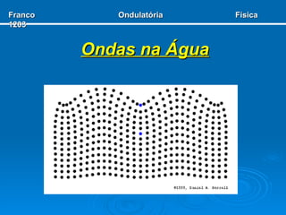 Ondas na Água Franco  Ondulatória  Física 1203 