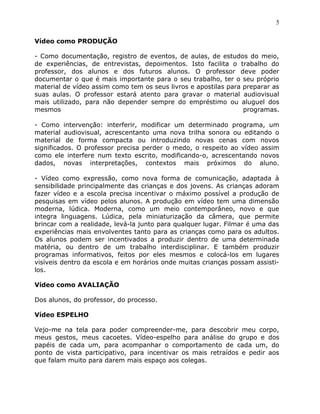 1. O VíDeo Na Sala De Aula   2